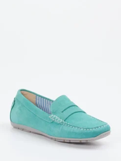 – Loafer aus Veloursleder türkis*Sioux