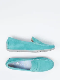 – Loafer aus Veloursleder türkis*Sioux