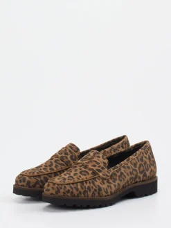 – Loafer aus Veloursleder in Leoprint*Sioux Discount