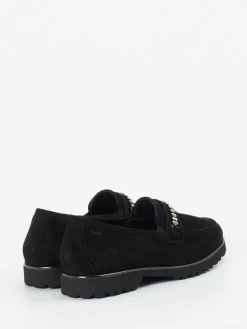 – Loafer aus Veloursleder mit Strassdetail*Sioux Clearance