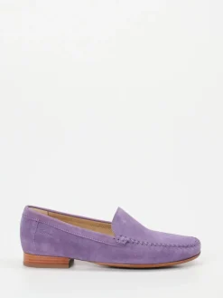 Damen Sioux – Loafer aus Veloursleder in Flieder