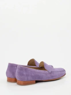 Damen Sioux – Loafer aus Veloursleder in Flieder