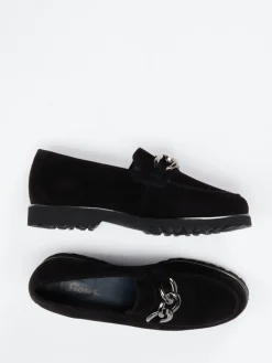 Damen Sioux – Loafer aus Veloursleder