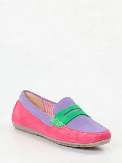 – Loafer aus Veloursleder in Color-Blocking*Sioux New