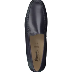 Damen Sioux – Mokassin aus Kalbleder in Dunkel