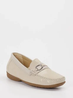 – Mokassin aus Leder in Creme*Sioux Discount