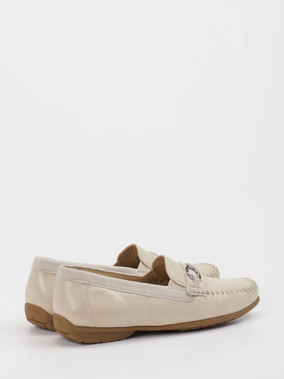 – Mokassin aus Leder in Creme*Sioux Discount