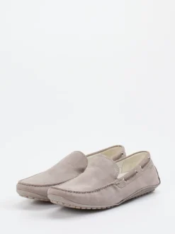 Herren Sioux – Mokassin aus Veloursleder in Taupe