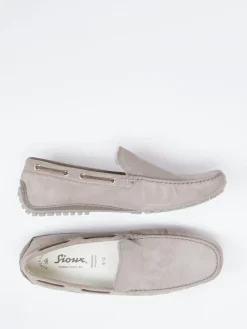 Herren Sioux – Mokassin aus Veloursleder in Taupe