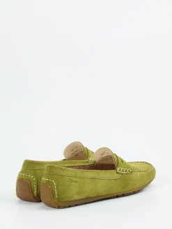 – Mokassin aus Veloursleder in Oliv*Sioux Clearance