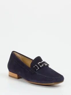 – Mokassin-Loafer aus Veloursleder Dunkel*Sioux Outlet