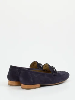 – Mokassin-Loafer aus Veloursleder Dunkel*Sioux Outlet