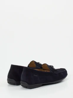 – Mokassin-Slipper aus Veloursleder Dunkel*Sioux Outlet