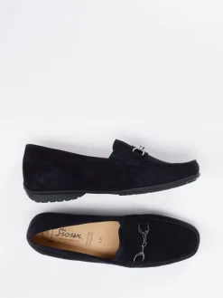 – Mokassin-Slipper aus Veloursleder Dunkel*Sioux Outlet