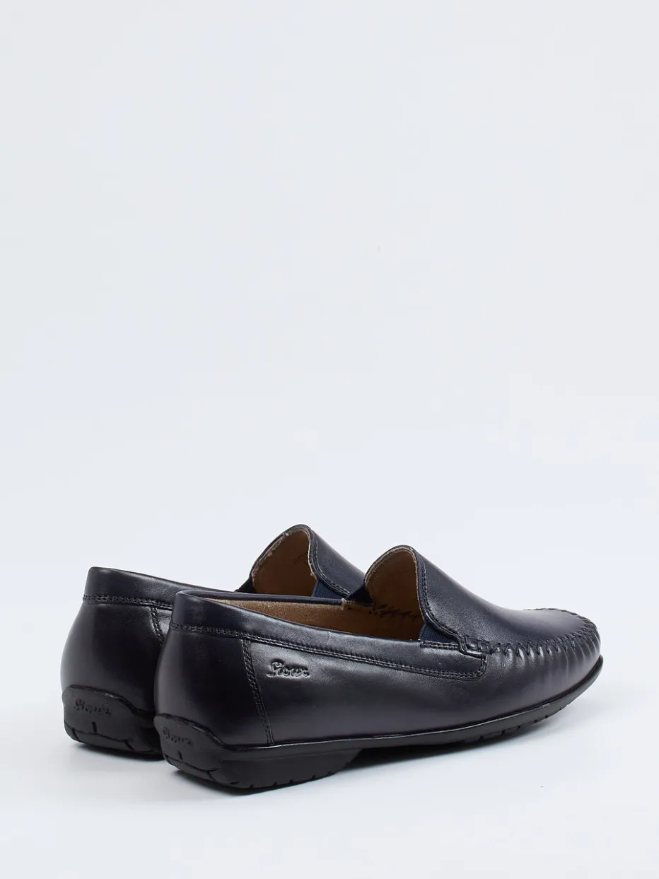 – Mokassin-Slipper aus Kalbleder Dunkel*Sioux New