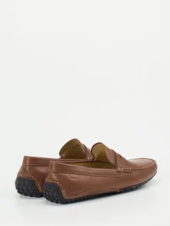 Herren Sioux – Penny Loafer aus Kalbleder Mittel