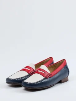 – Penny Loafer aus Kalbleder im Marine-Look*Sioux Discount