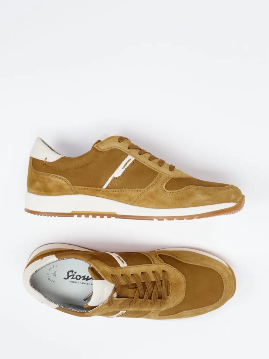 – Retro-Sneaker aus Veloursleder cognac*Sioux Clearance