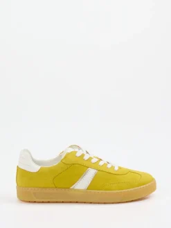 – Retro-Sneaker aus Veloursleder Senf*Sioux Discount