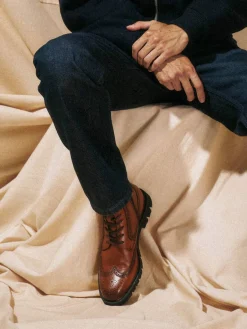 Herren Sioux – Schnürboots aus Kalbleder mittel