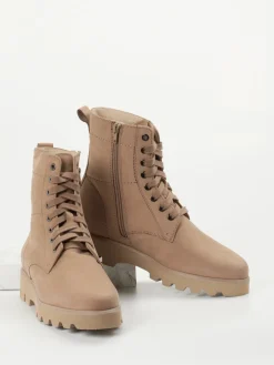 Damen Sioux – Schnürboots aus Nubukleder braun