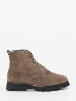 – Schnürboots aus Veloursleder taupe*Sioux Online