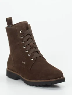 – Schnürboots aus Veloursleder dunkel*Sioux Discount
