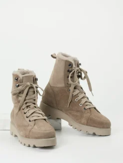 Damen Sioux – Schnürboots aus Veloursleder