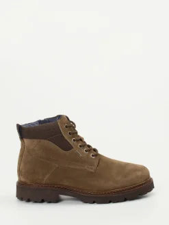 Herren Sioux – Schnürboots aus Veloursleder