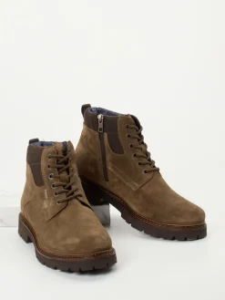 Herren Sioux – Schnürboots aus Veloursleder