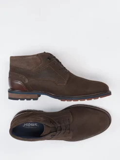 – Schnürboots aus Veloursleder dunkel*Sioux Clearance