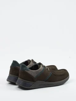 Herren Sioux – Schnürschuh aus Veloursleder Dunkel