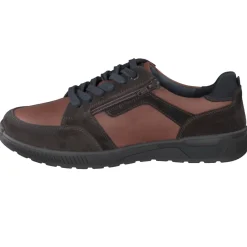 Herren Sioux – Schnürsneaker aus Fettleder dunkel