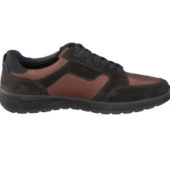 Herren Sioux – Schnürsneaker aus Fettleder dunkel