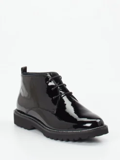 – Schnürstiefelette aus Lackleder*Sioux Clearance