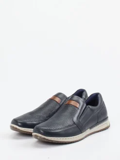 Herren Sioux – Slip-On-Sneaker aus Leder Dunkel