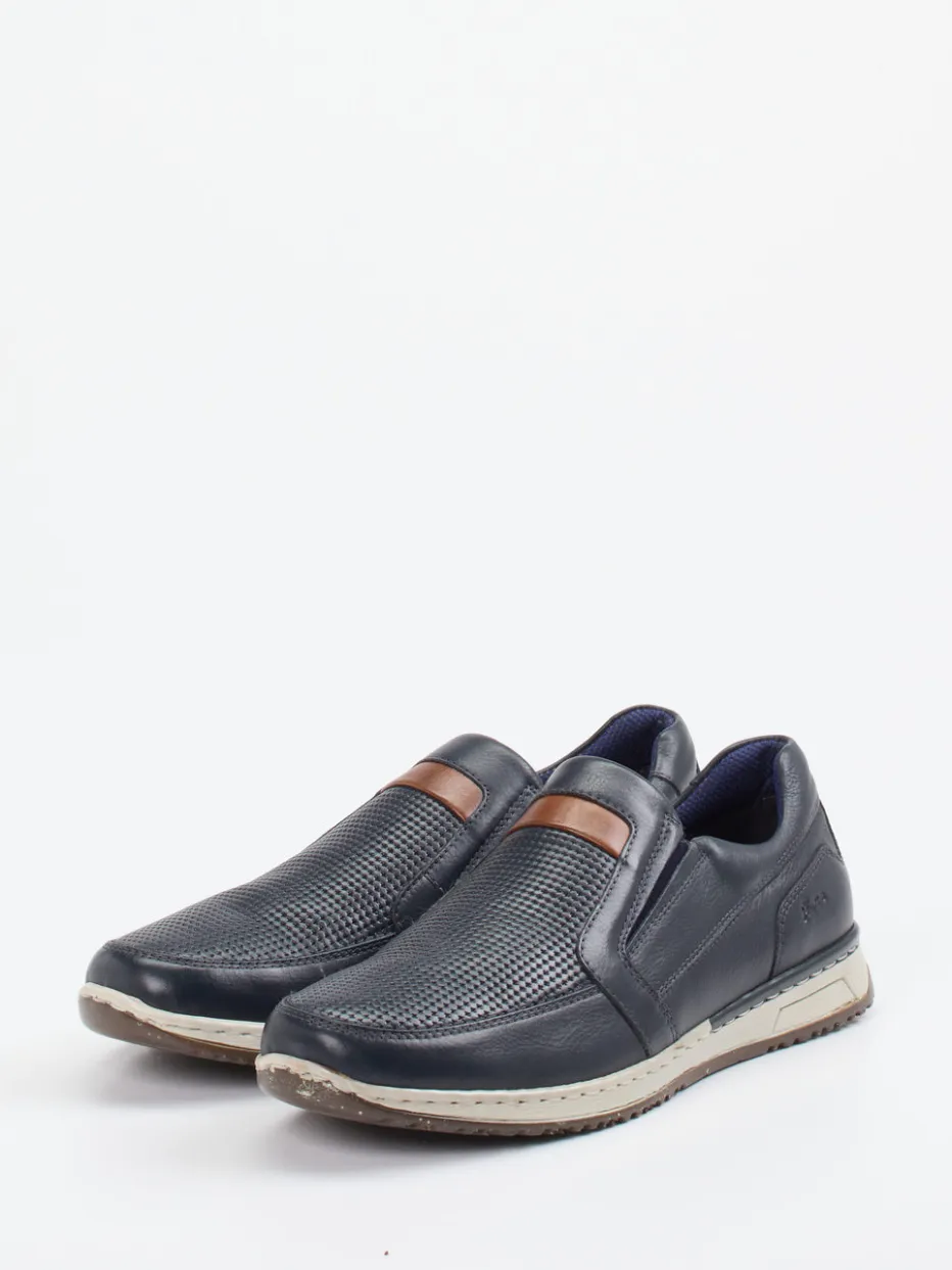 Herren Sioux – Slip-On-Sneaker aus Leder Dunkel