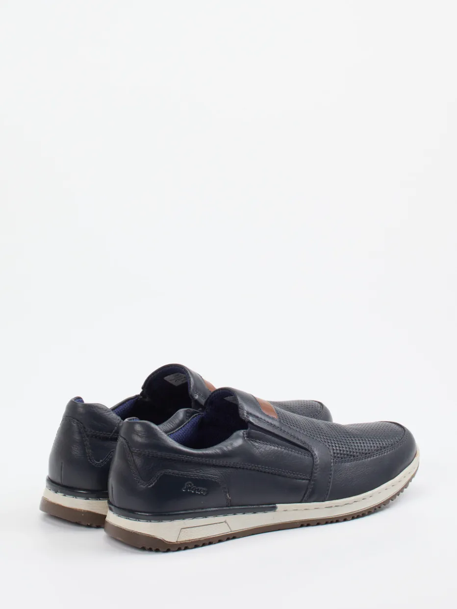 Herren Sioux – Slip-On-Sneaker aus Leder Dunkel