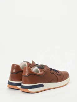 Herren Sioux – Sneaker aus geprägtem Leder in