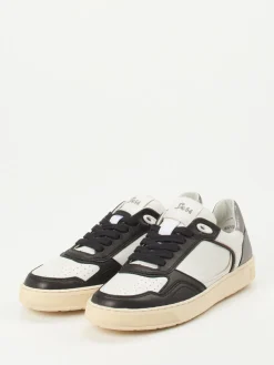 – Sneaker aus Kalbleder mit Metallic-Ferse*Sioux Sale