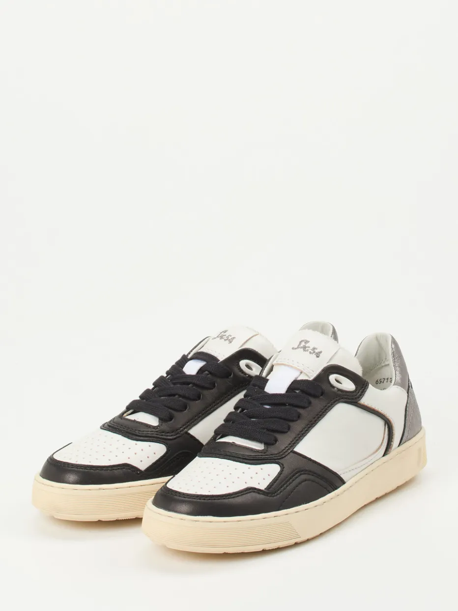 – Sneaker aus Kalbleder mit Metallic-Ferse*Sioux Sale