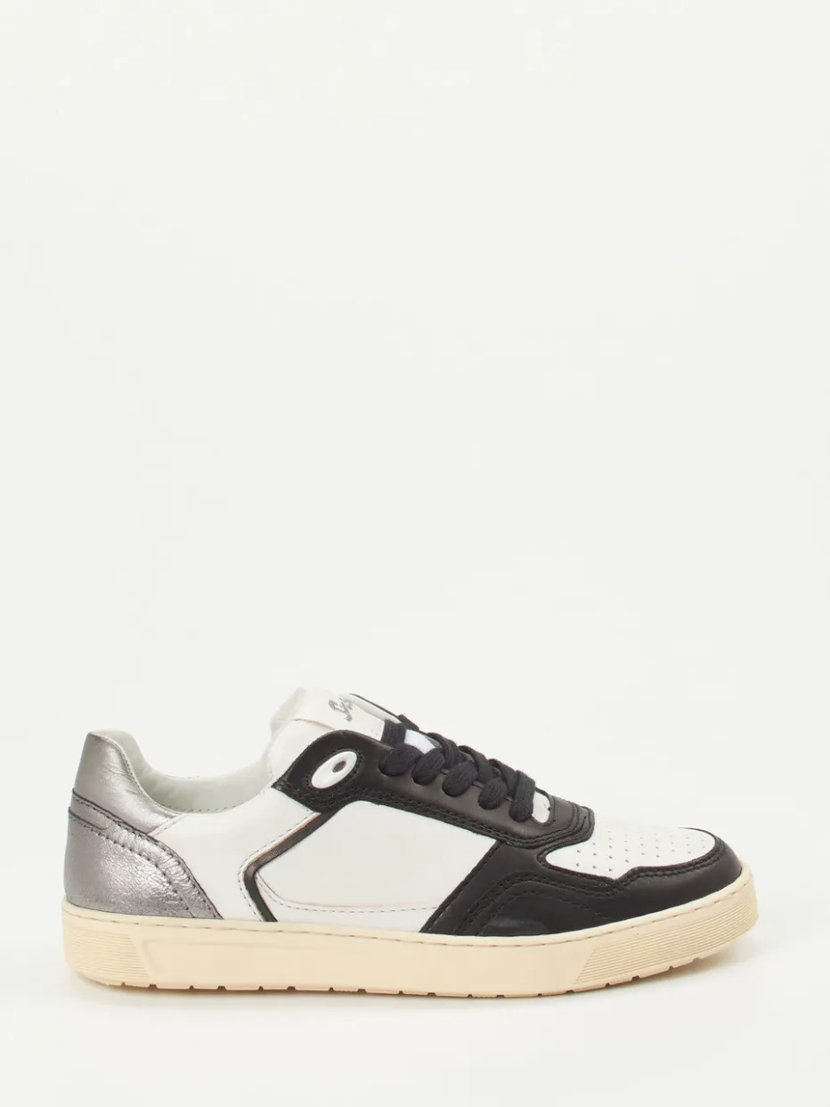 – Sneaker aus Kalbleder mit Metallic-Ferse*Sioux Sale