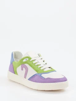 Damen Sioux – Sneaker aus Kalbleder und Veloursleder color