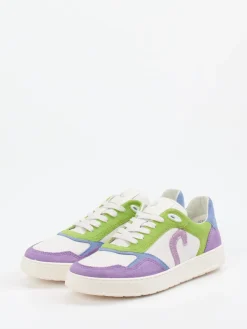 Damen Sioux – Sneaker aus Kalbleder und Veloursleder color