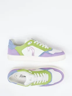 Damen Sioux – Sneaker aus Kalbleder und Veloursleder color