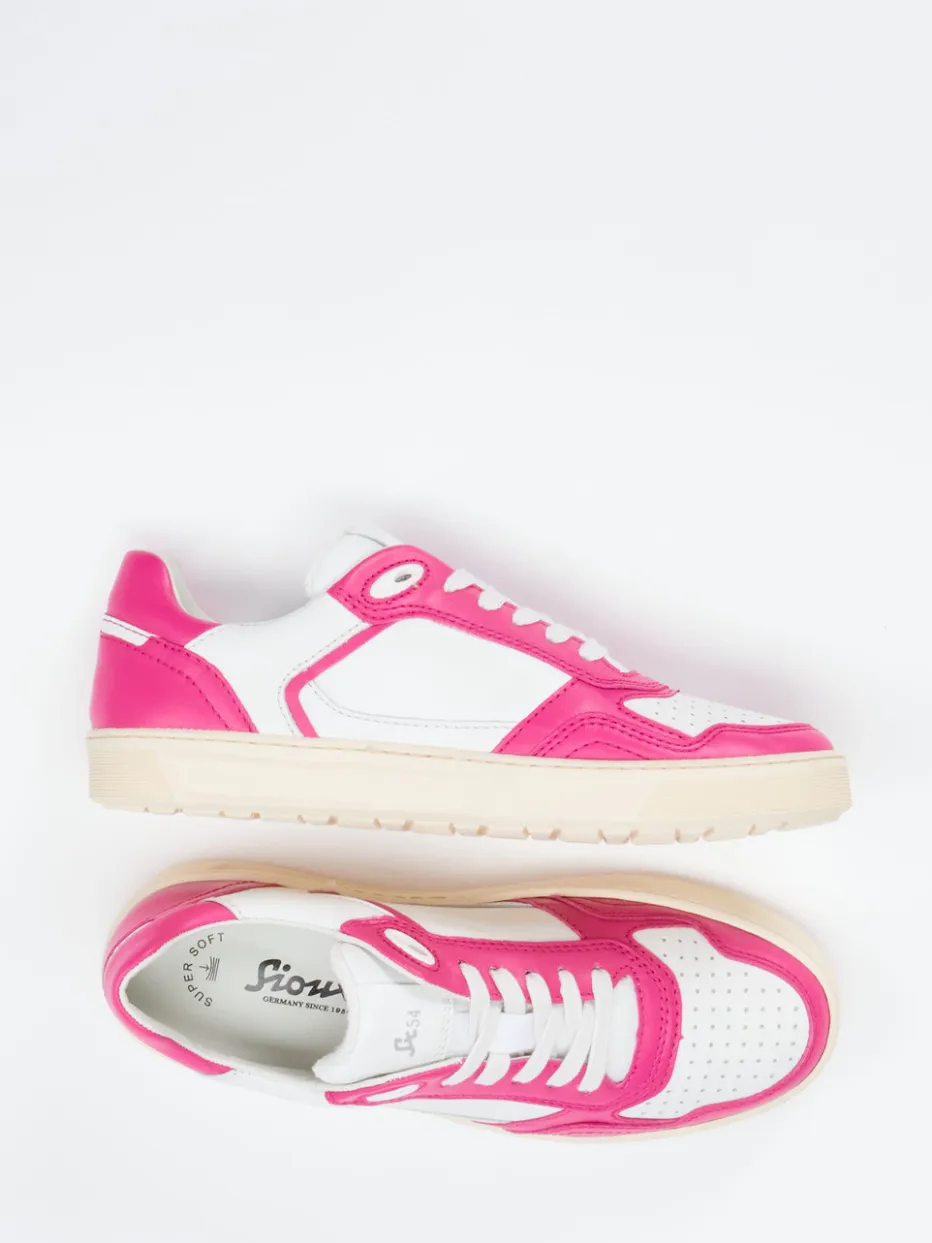 – Sneaker aus Kalbleder in Pink-*Sioux New