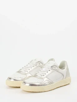 Damen Sioux – Sneaker aus Kalbleder mit Metallic-Details