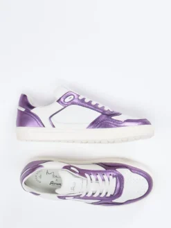 – Sneaker aus Lammnappa in Metallic*Sioux New