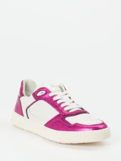 Damen Sioux – Sneaker aus Lammnappa mit Metallic-Pink