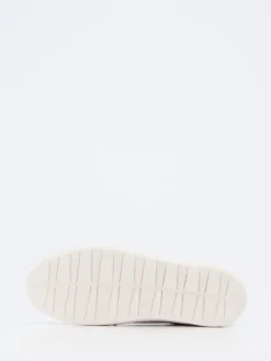 – Sneaker aus Metallic-Leder in Offwhite*Sioux Hot